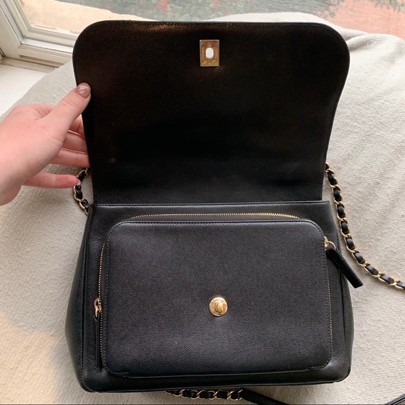 CHANEL Caviar Large Business Affinity Flap Black - Picture 7 of 8